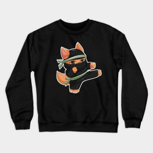 Ninja Cat Crewneck Sweatshirt